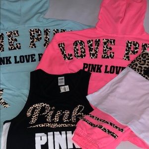 Pink M/L animal print bundle